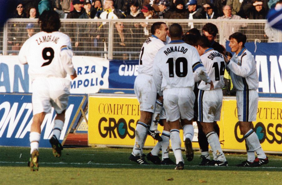 Inter Milan 97/98 #9 ZAMORANO Awaykit Nameset Printing